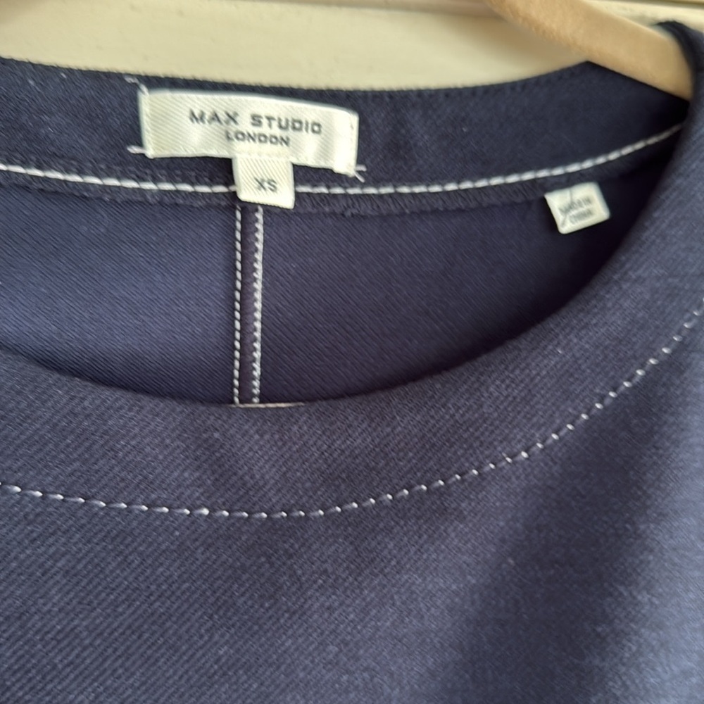 Max Studio Navy Women's Jumpsuit size XS - Picture 3 of 7